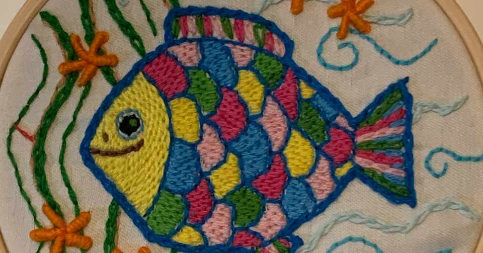 刺繍日和 お魚 Remi Inari Note