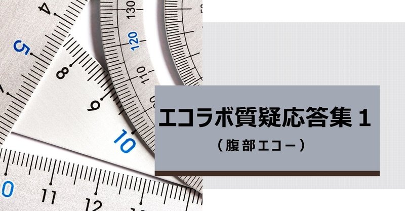 エコラボ（腹部）の各臓器のポイント＋質疑応答集！