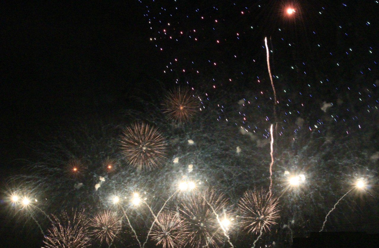 千波湖花火大会 水戸黄門祭り前夜 りょうた 涼しく生きる Note