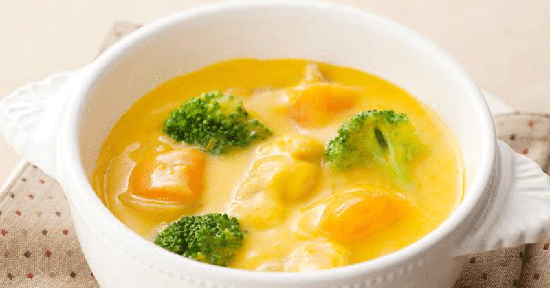 南瓜のシチューがコンソメスープになった 納豆ご飯 Note