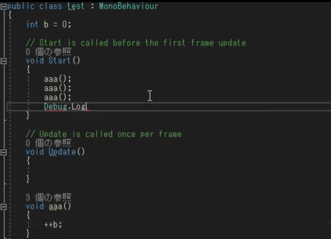 Unity勉強11日目 定義の範囲 メソッド 値を渡す返す 引数 アーティスト織田尭 Note