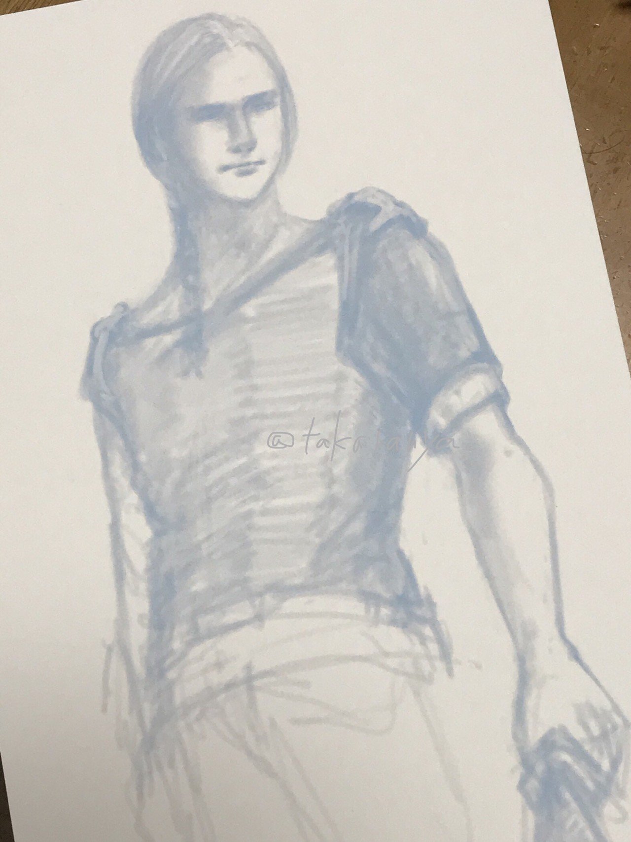 髪型練習もちょっと飽きてきたので 異世界ものっぽいやつ 描いてる Ptホワイトファングのリーダーs級冒険者 剣士 Amp ウィザード 辺境都市 ギルドを拠点としている みたいな感じのやつ 剣描くのが たからにゃ イラスト Note