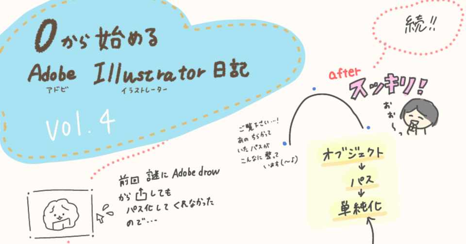 0から始めるadobe Illustrator Vol 4 トレースの仕方とパスの単純化 Piryo Note