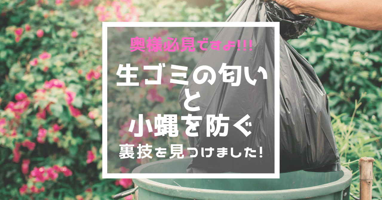 生ゴミの匂いとコバエを防ぐ方法 小屋真伍 店舗集客アイデアマン Note