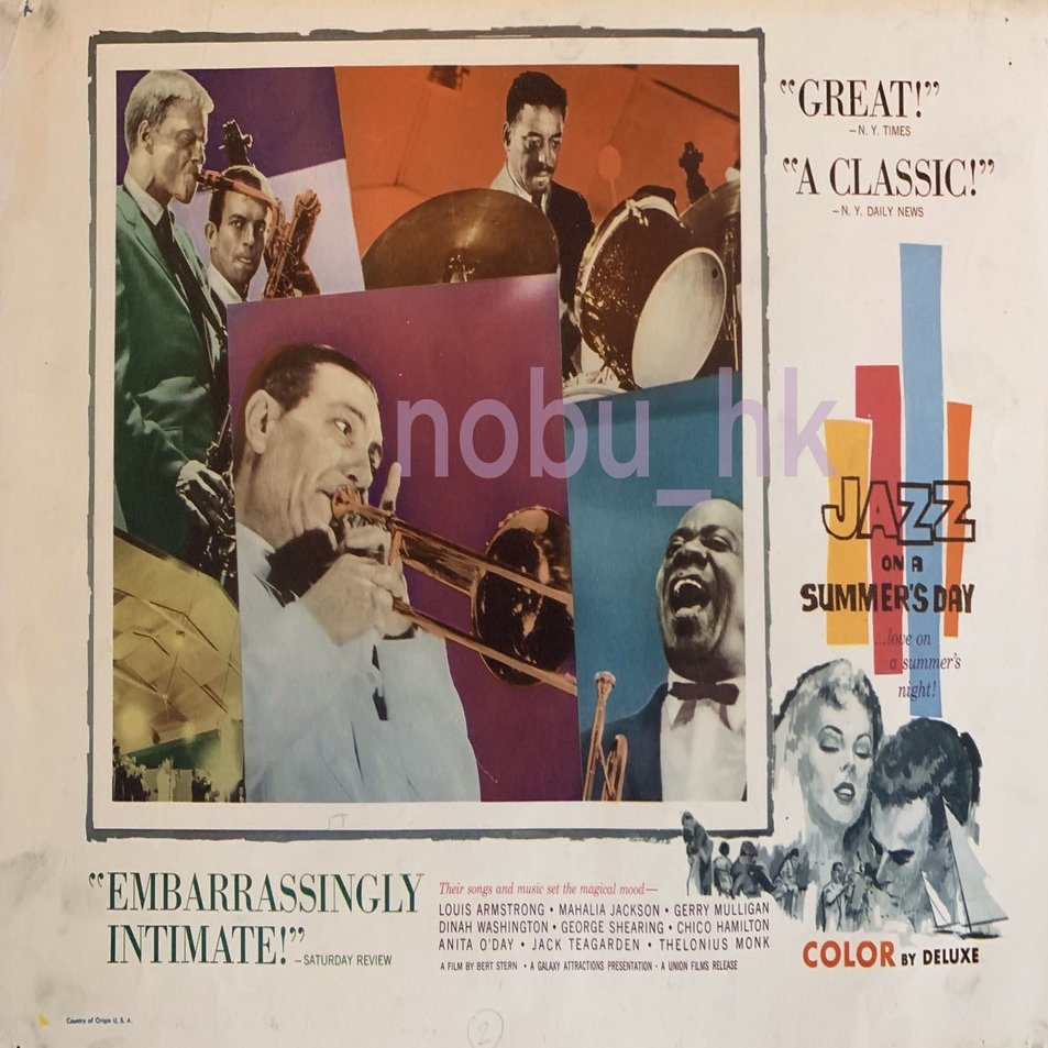 真夏の夜のジャズ」 これぞジャズ映画の名品・名盤 Jazz on A Summer's