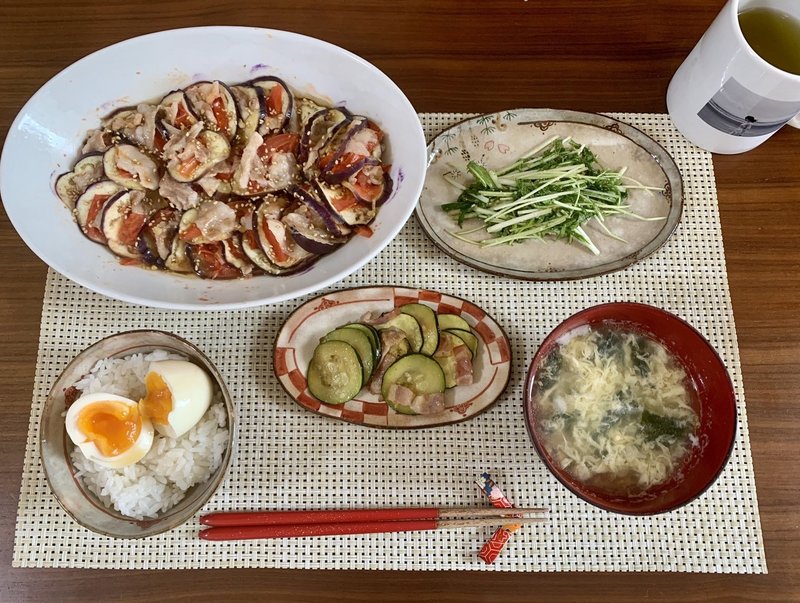 豚肉茄子トマトの重ね蒸し 森田涼花 Note 豚肉茄子トマトの重ね蒸し 森田涼花 Note