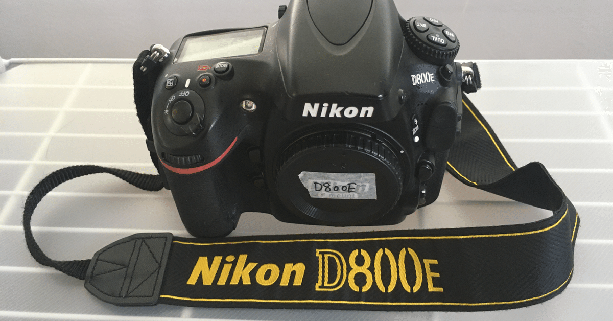 まだまだ現役？！ NIKON D800E ボディ シャッター回数 3191回
