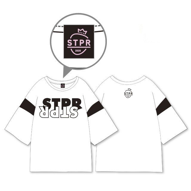STPR ゆったりてぃーしゃつ 白 黒 2つセット 新品未使用 STPR ゆったりてぃーしゃつ（ホワイト）｜いちごのおうじ商店