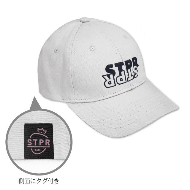 STPR Logo Cap（ホワイト）｜いちごのおうじ商店【公式】note
