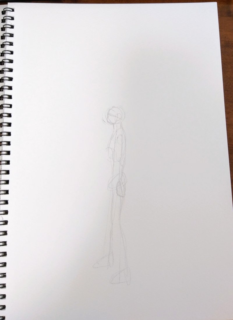 水彩絵ができるまで 簡易メイキング 一条 Note