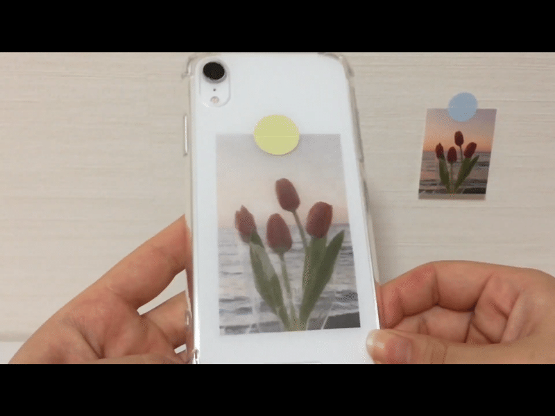 めちゃオシャレ これを見たらもうオシャレなスマホケースが作れちゃう 透明トレカやチェキ風 No Protect No Life Note