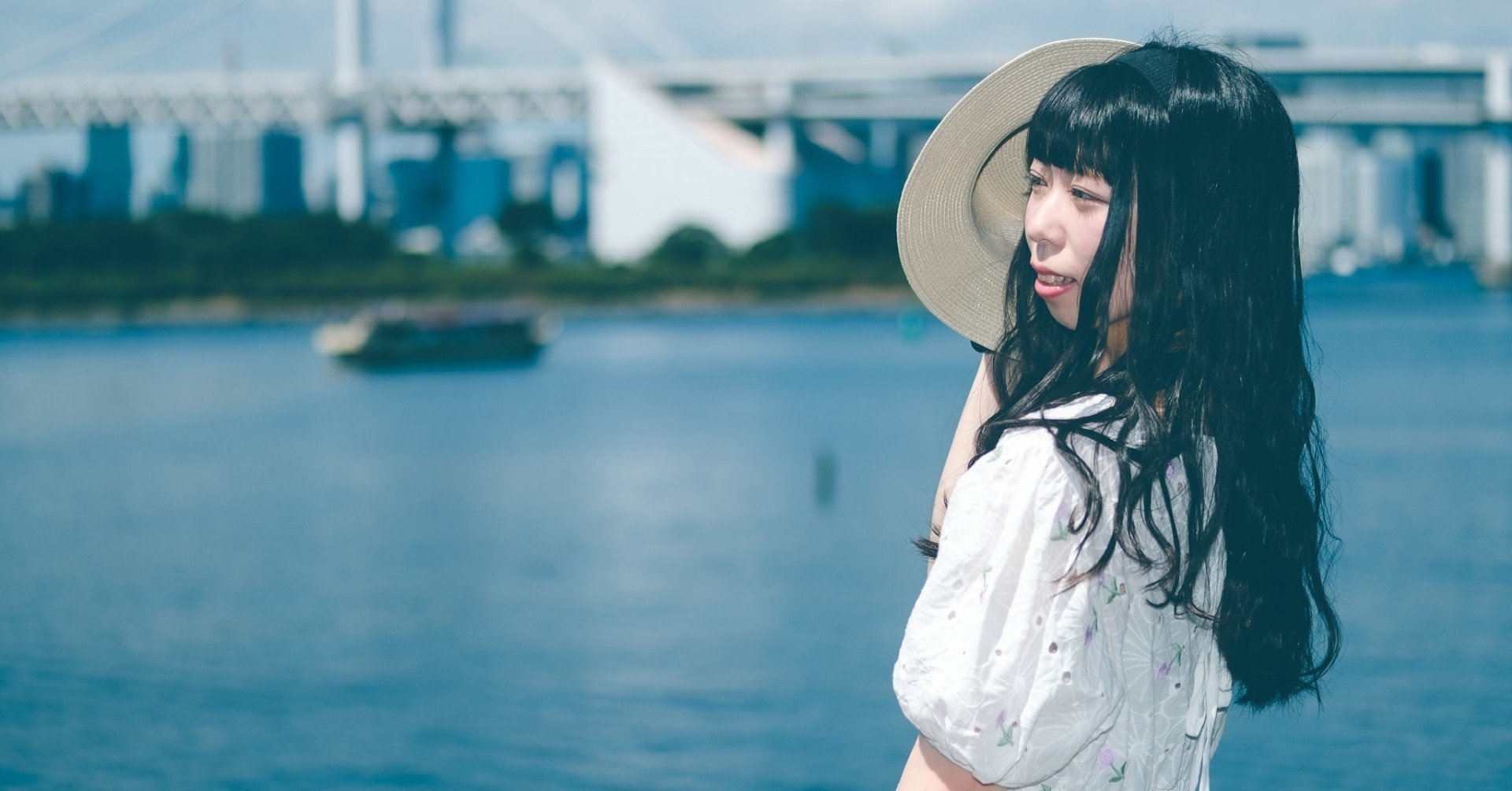 ポトレ お台場でアイドルを撮影した写真をフィルム風に加工してみた Shin5 Note