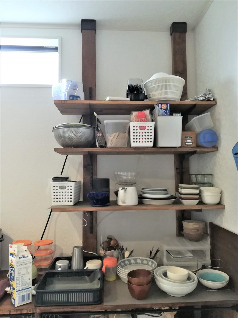 キッチン棚diy 建売生活 Note