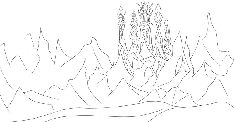 集合絵 その7 背景線画 霜海 Note 集合絵 その7 背景線画 霜海 Note