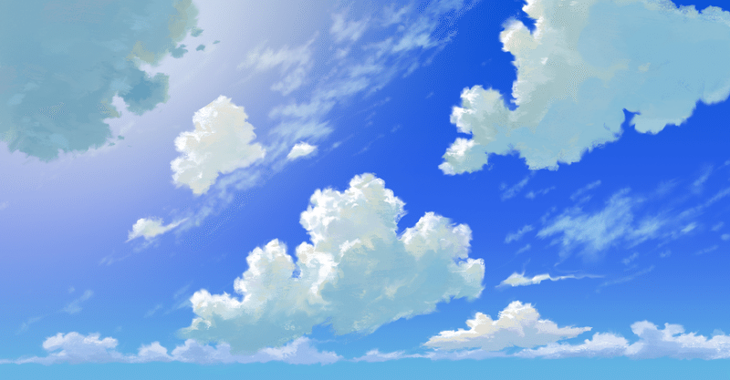 模写 アニメで見た風景本 雲 フチヌロー Note