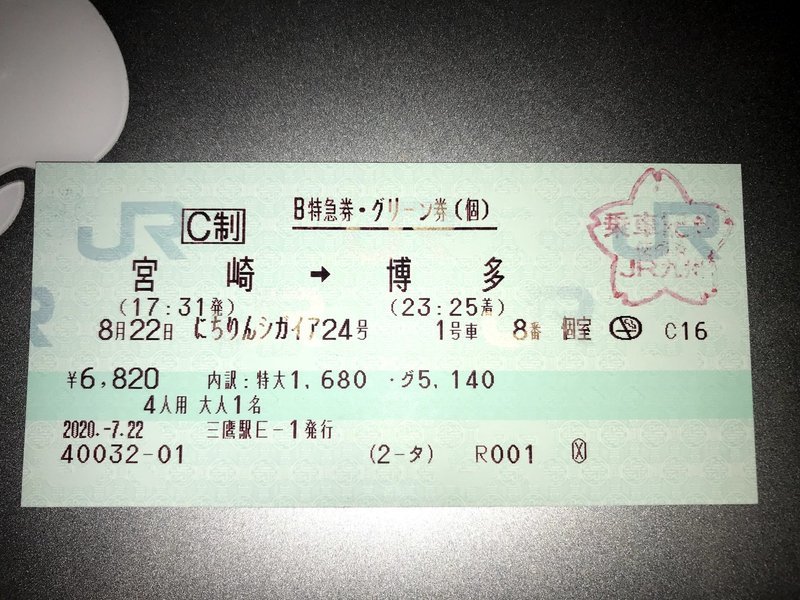 Jrで最も長い距離を走る特急 にちりんシーガイア のグリーン個室 っていくらなんだ ってなったので Jrに聞いた ちゃんやま 活字中毒者 鉄道にわかヲタ Note Jrで最も長い距離を走る特急 にちりんシーガイア のグリーン個室 っていくらなんだ ってなったので Jrに聞いた ちゃんやま 活字中毒者 鉄道にわかヲタ Note
