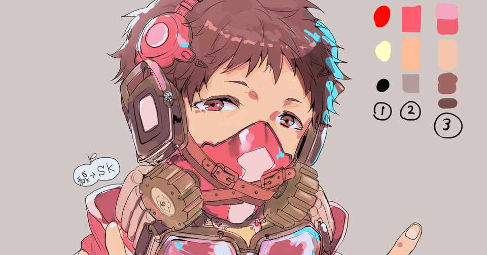 配色センスがない を脱却したい練習 ひびのし Note