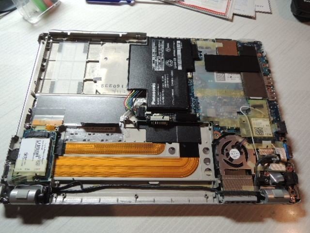Let Snote Mx3 が突然立ち上がらなくなったので修理してみた Panasonic Cf Mx3 Ssd交換の巻 負け犬 Note