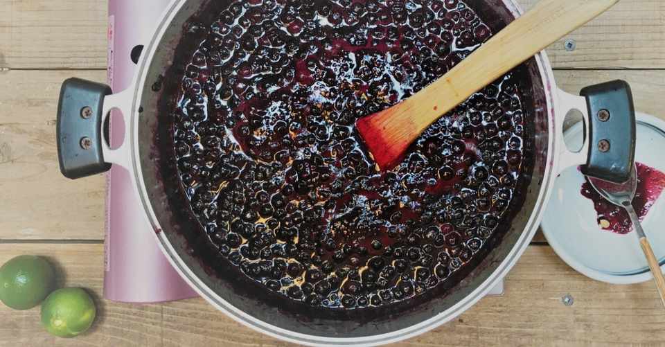 作り方 ブルーベリー農家による ブルーベリー農家のための ブルーベリージャム作り 小田原farmhouse Hamayou Note