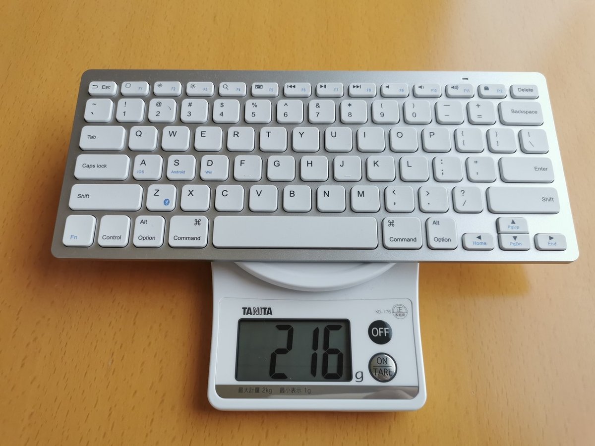 AnkerウルトラスリムBluetoothワイヤレスキーボード 〜iPadでも