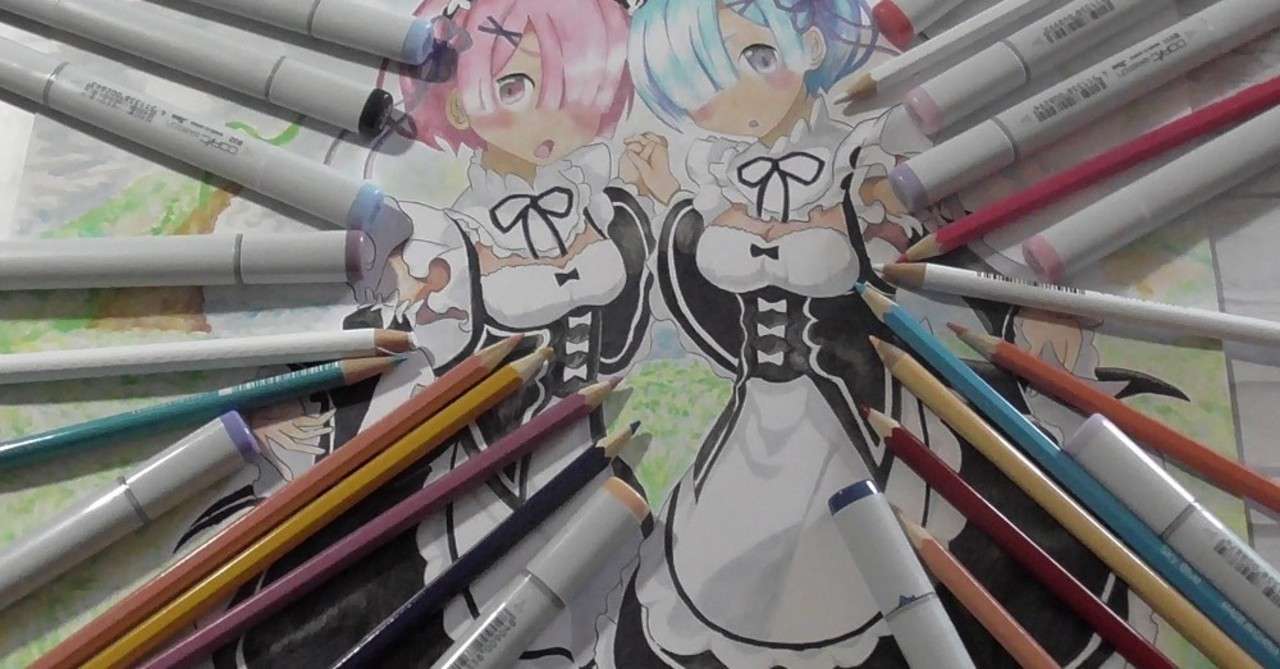 画像 レム イラスト シャーペン 人気のイラスト画像 無料ダウンロード