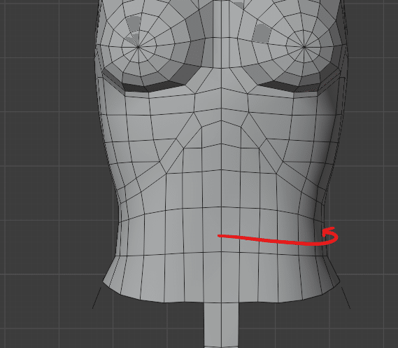 Blender モデリング初心者が女の子を作って動かすまでの備忘録 5 体1 こあろ Note