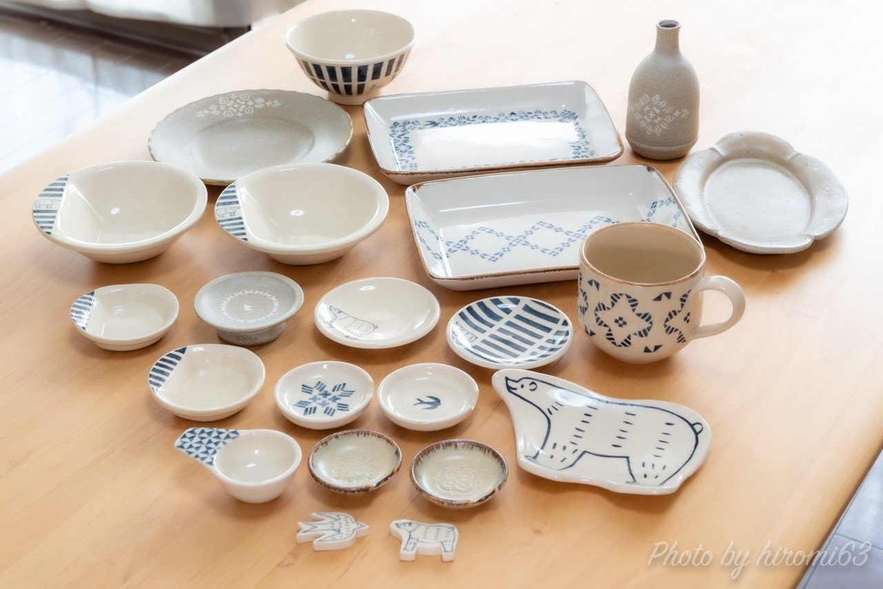 ✨新品未使用✨人気作家 東峯未央 ロングプレート お皿 2枚