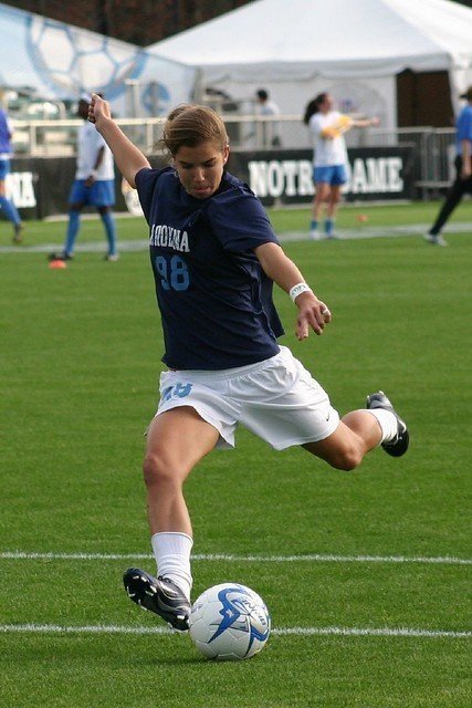 女子サッカー練習