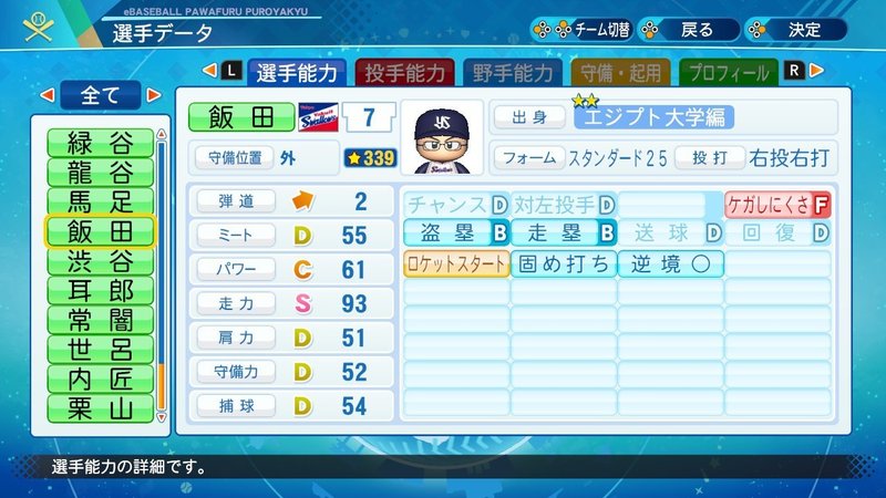 パワプロ オリジナル選手公開 ヒロアカ 1 A組 ウエト Note