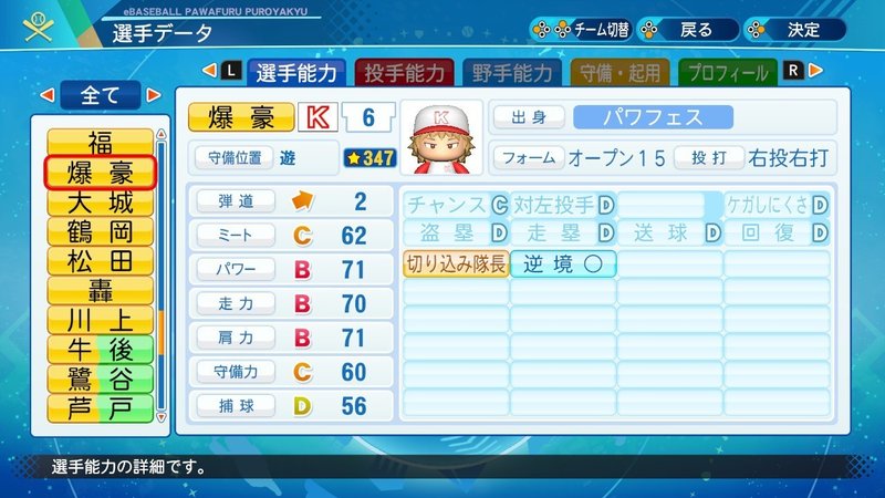 パワプロ オリジナル選手公開 ヒロアカ 1 A組 ウエト Note