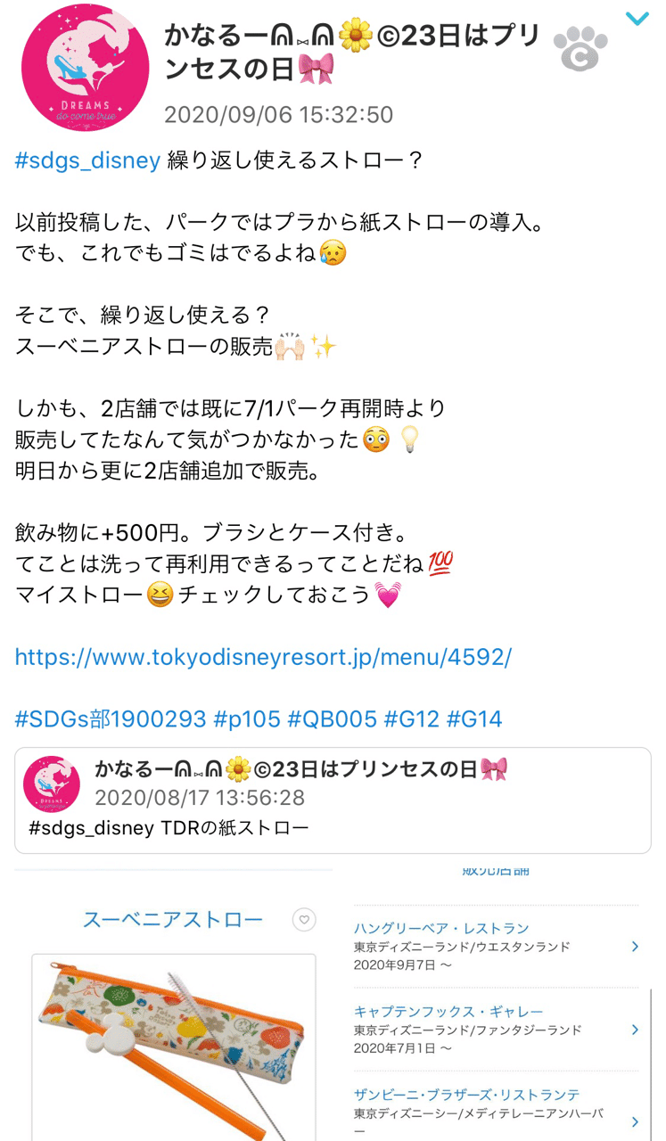 Sdgs Disney 28 かなるーᕱ ᕱ Ctime Sdgs Note