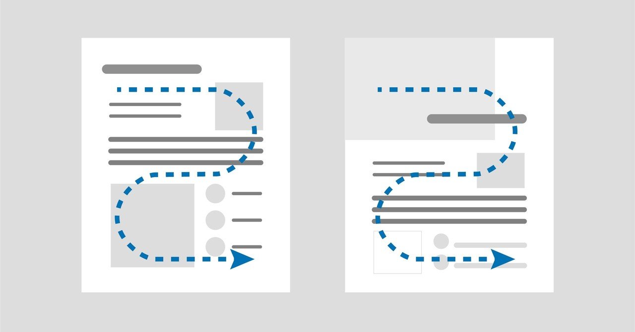 視線の動きを意識したレイアウトデザイン Ninece Note 視線の動きを意識したレイアウトデザイン Ninece Note