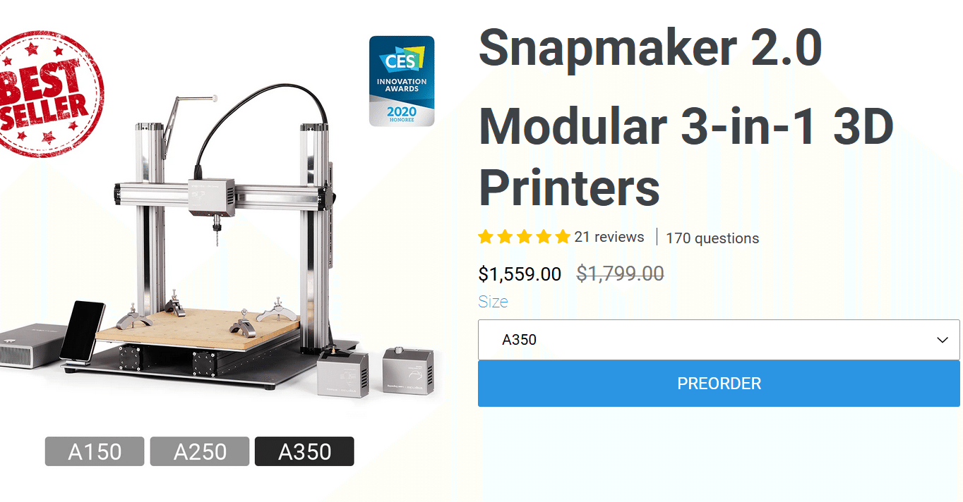 Snapmaker 2.0 A350 を組み立てた｜ぼよん