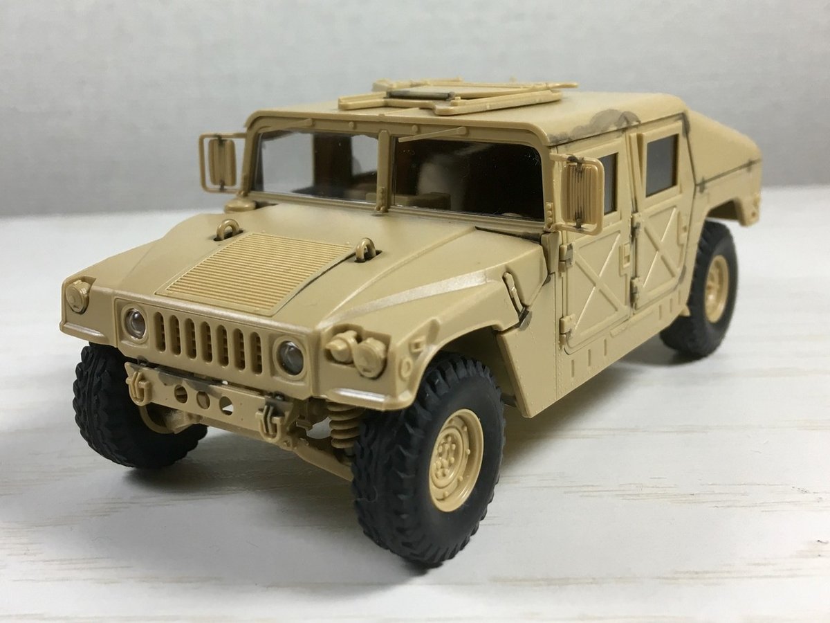 タミヤ 1/48 ハンヴィー 製作後メモ|ゼブラ タミヤ 1/48 ハンヴィー 製作後メモ|ゼブラ