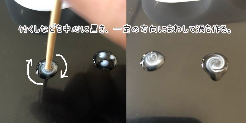 レジンで簡単に作れる宇宙渦を使った宇宙デザイン Art Home Note