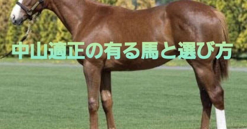 中山競馬場🐴適正のある馬と買いの馬🐴