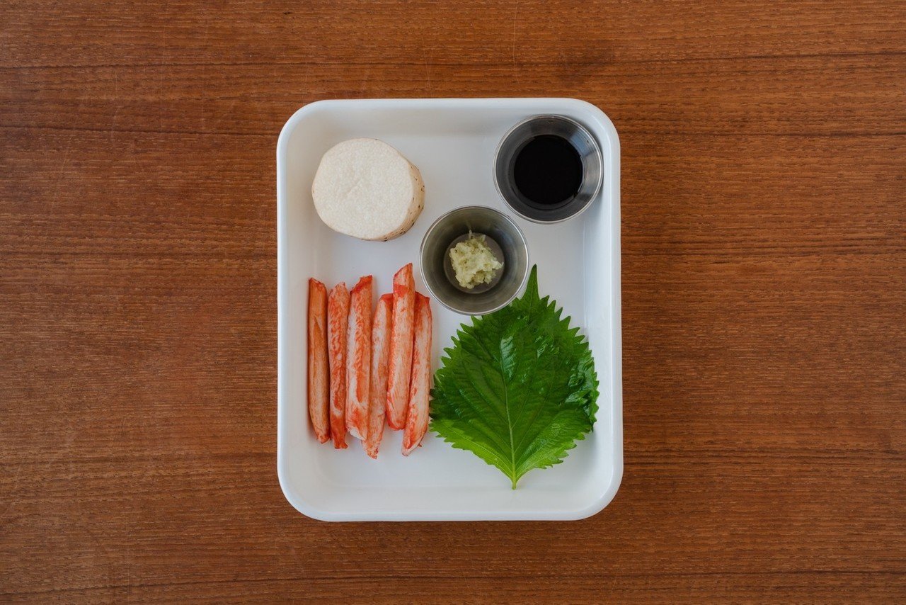 瞬殺おつまみ 長芋とカニカマのわさび醤油和え Reizoko Ni Almonde 冷蔵庫にあるもんで Note 瞬殺おつまみ 長芋とカニカマのわさび醤油和え Reizoko Ni Almonde 冷蔵庫にあるもんで Note