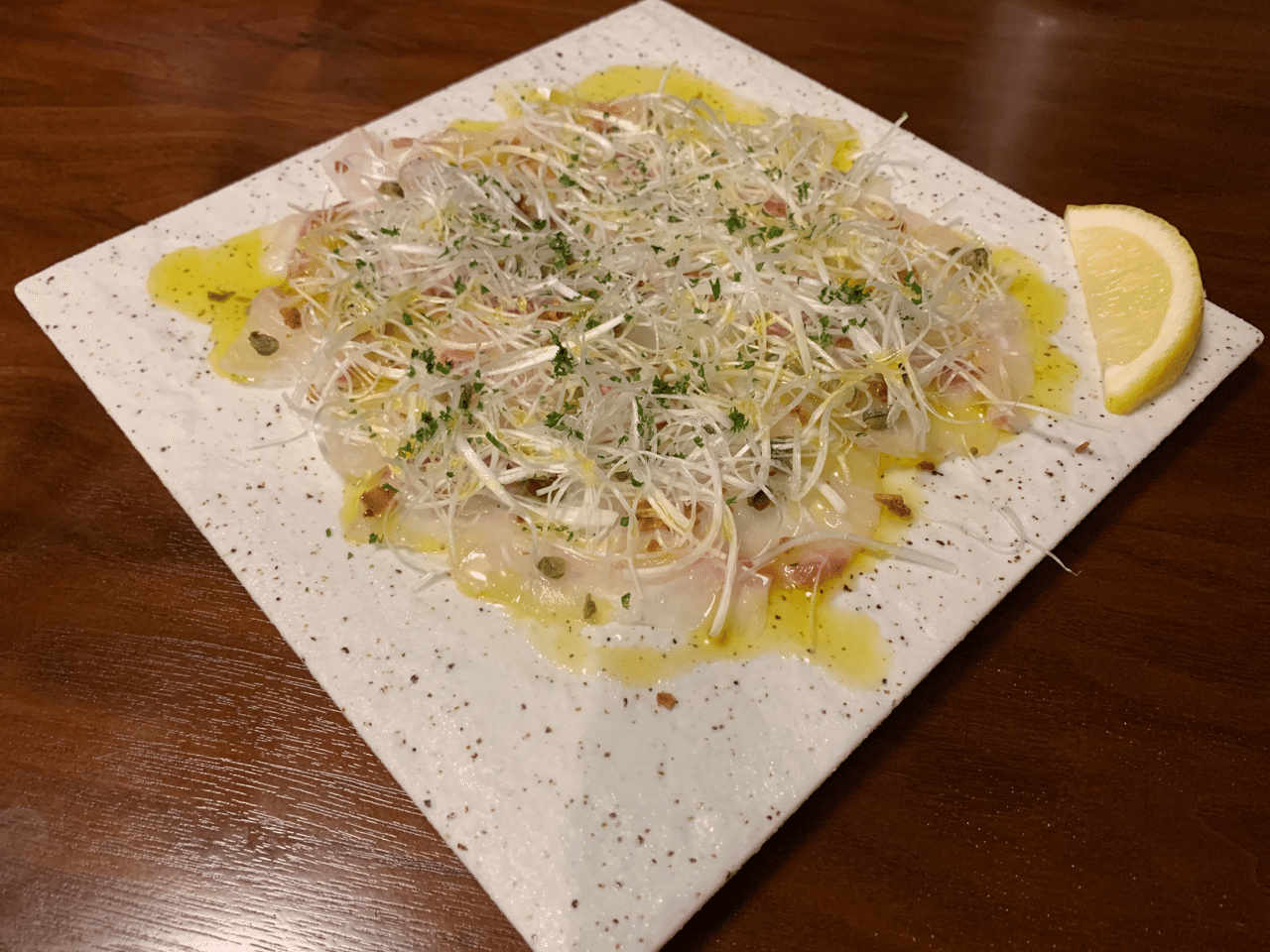 とにかくQOLを向上したい人のカルパッチョ｜とにかく食でQOLを向上