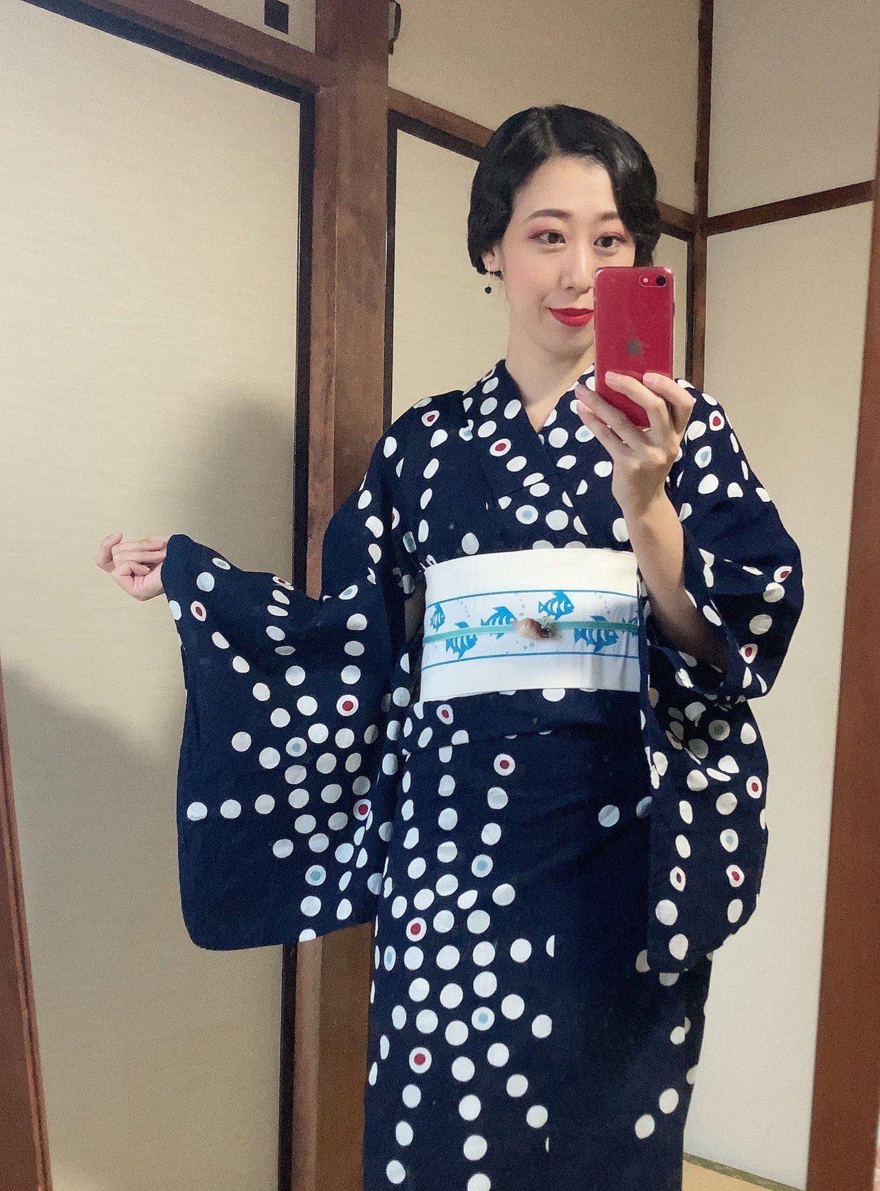小紋 身丈160cm 裄丈64cm 正絹 美品 名品