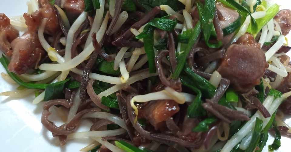 糖質摂取ダイエッターのおかず 砂肝で本格中華 ニラ砂炒め 糖質摂ってるダイエッター Fukuoka Kouki Note