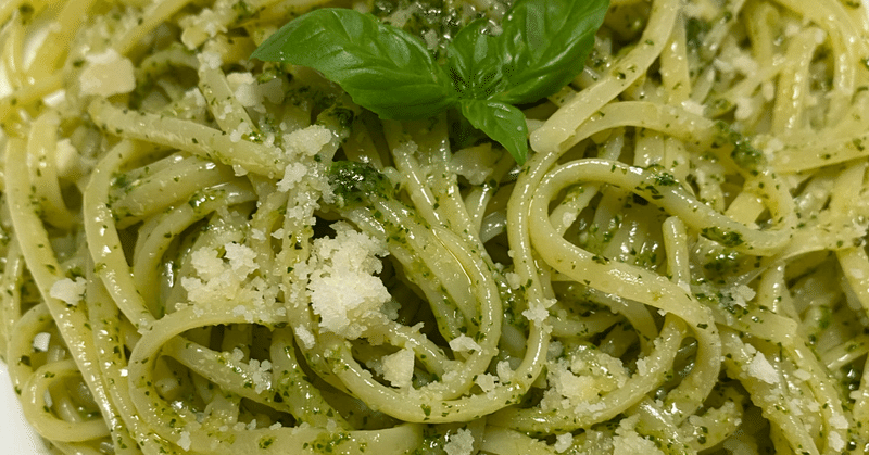 Pasta alla genovese/ ジェノヴァのパスタ