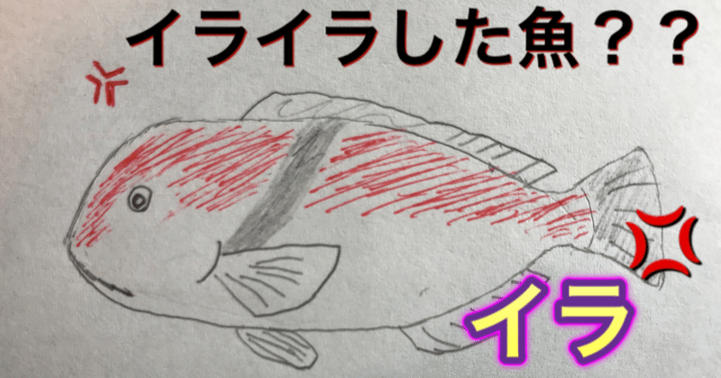 イライライライラした魚 イラ 釣り 山阿呆の大学生 Note イライライライラした魚 イラ 釣り 山阿呆の大学生 Note