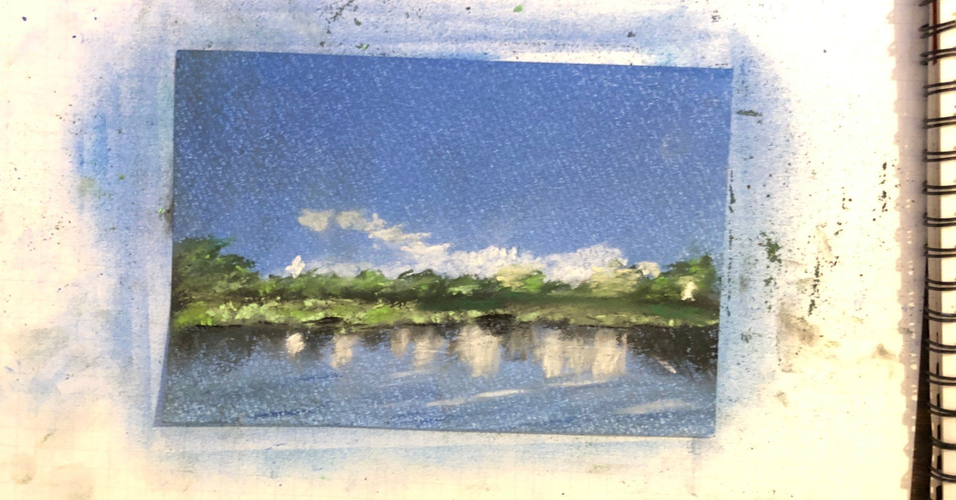 架 鳳凰 パステルアート 原画 風水画 | Pay ID