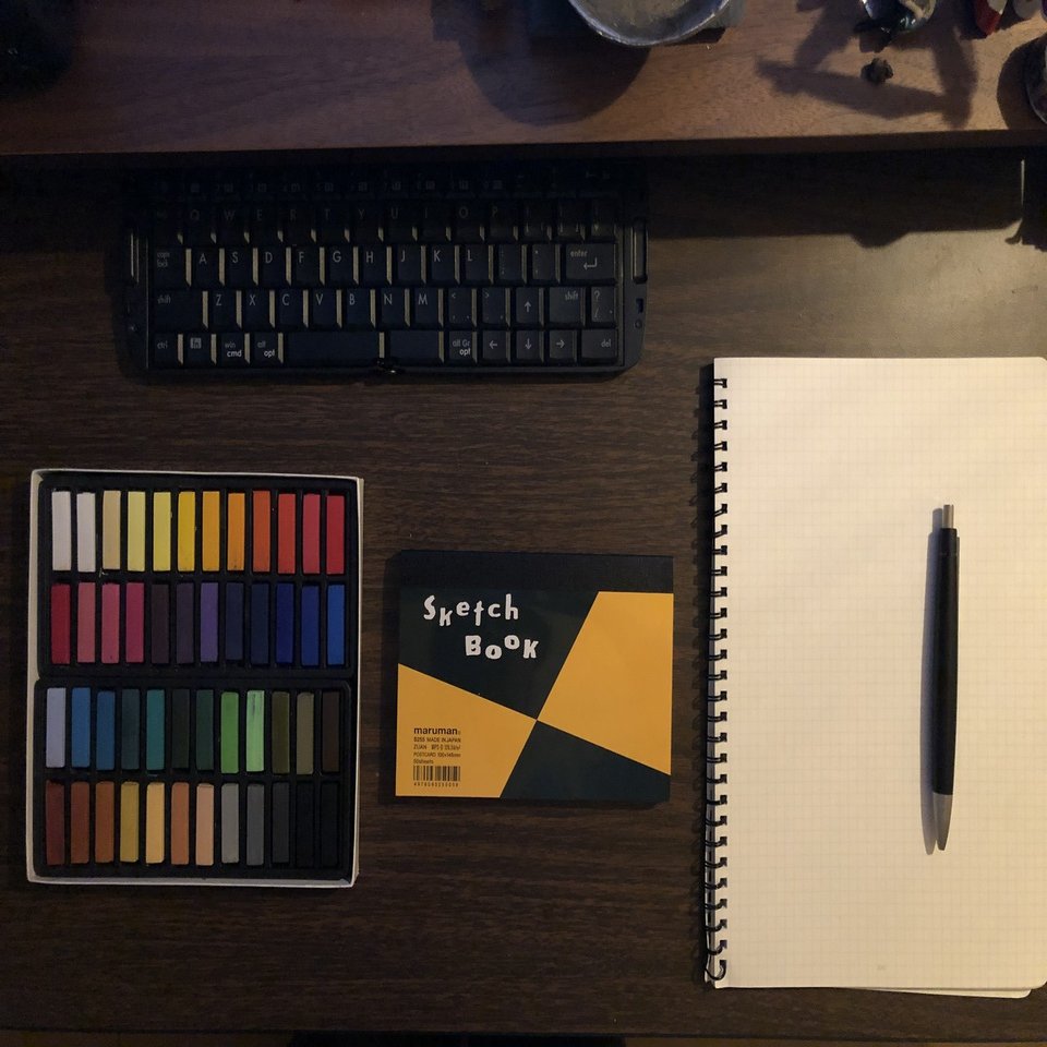 坂口恭平さんの パステル絵画教室 がめちゃめちゃ楽しかった サーシュ Note