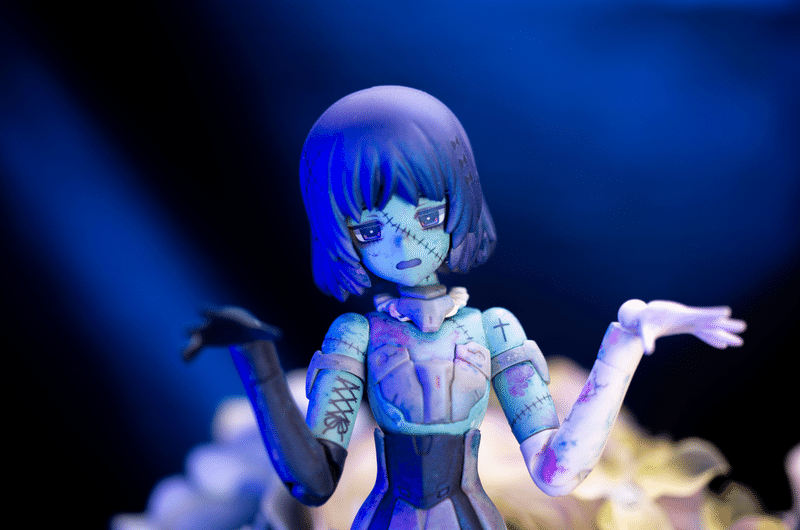 青肌 ツギハギ 1 12美少女プラモでゾンビ娘をつくろう 色決め編 かいてんちょっぷのーと Note