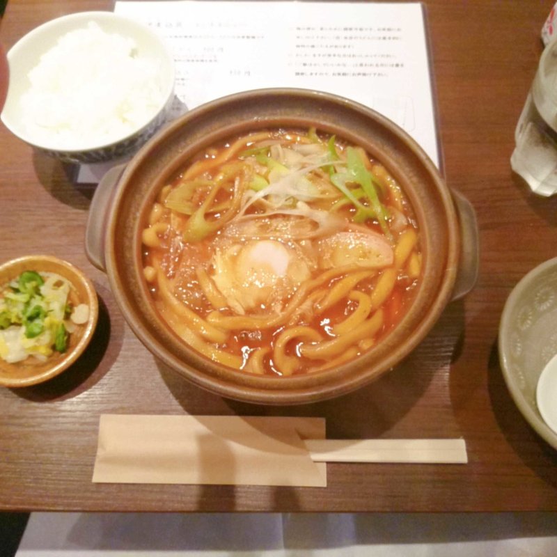 本郷ランチ3軒目 うどん 味噌煮込罠 みそにこみん 東京のｐｒ会社ｐｐｃ Note