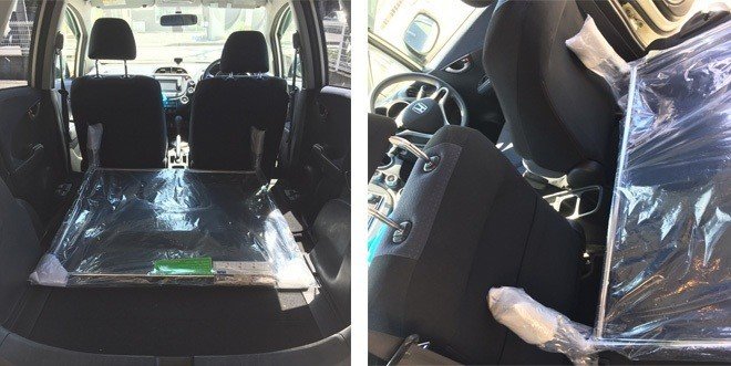 ハンガーラックを車に積んでみた タフグランスタッフ Note ハンガーラックを車に積んでみた タフグランスタッフ Note
