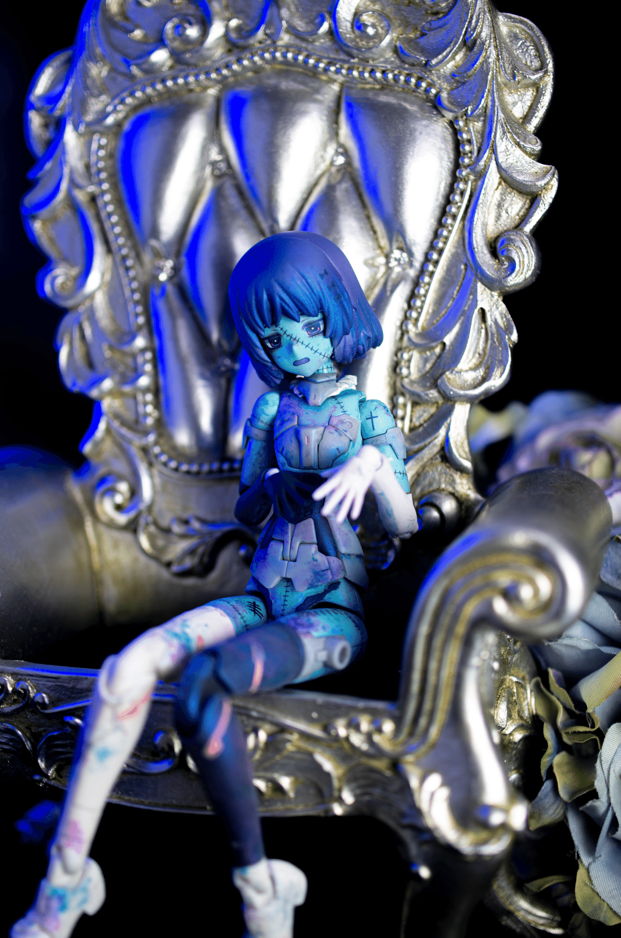 青肌 ツギハギ 1 12美少女プラモでゾンビ娘をつくろう 調色 ベース塗装編 かいてんちょっぷのーと Note 青肌 ツギハギ 1 12美少女プラモでゾンビ娘をつくろう 調色 ベース塗装編 かいてんちょっぷのーと Note