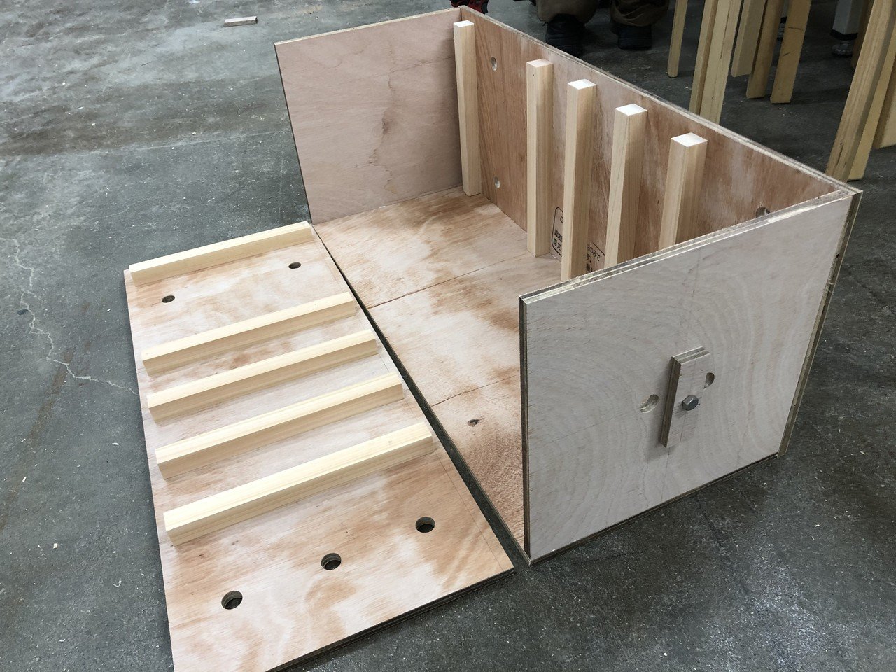 自家製の木製燻製器 設計図有 シマ Note