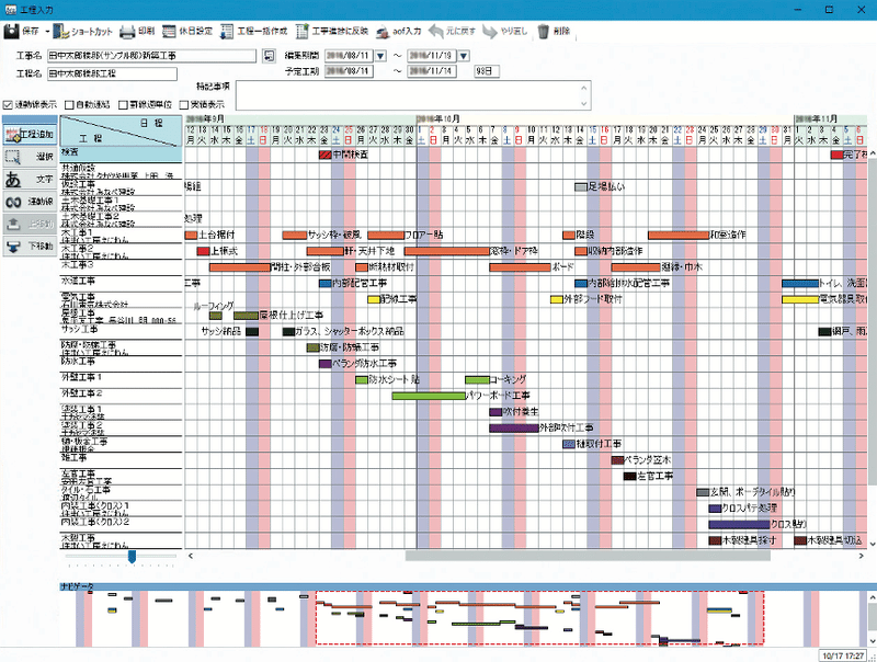 見やすい工程表を作成するコツやポイントは 工期を守るにはわかりやすい工程表をつくろう 工務店 住宅建築 建設業者向けお役立ち情報 Anyone Note